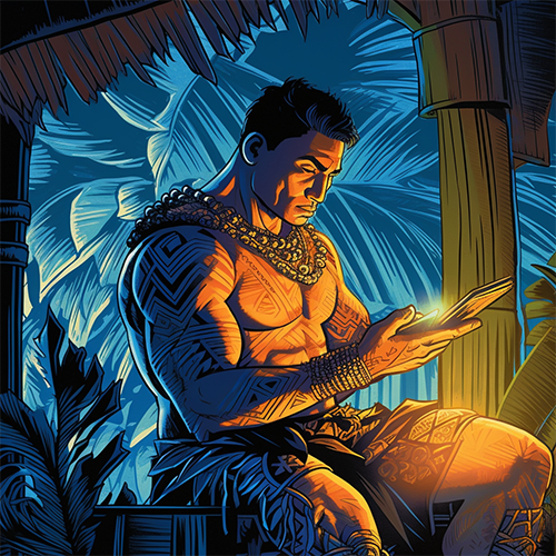 Moana Keyboard on Mobile Device